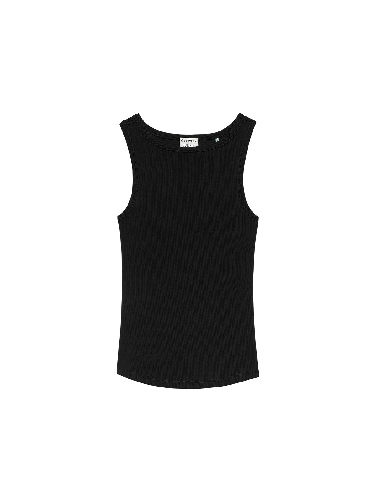 Catwalk Junkie - Classic rib singlet - Zwart