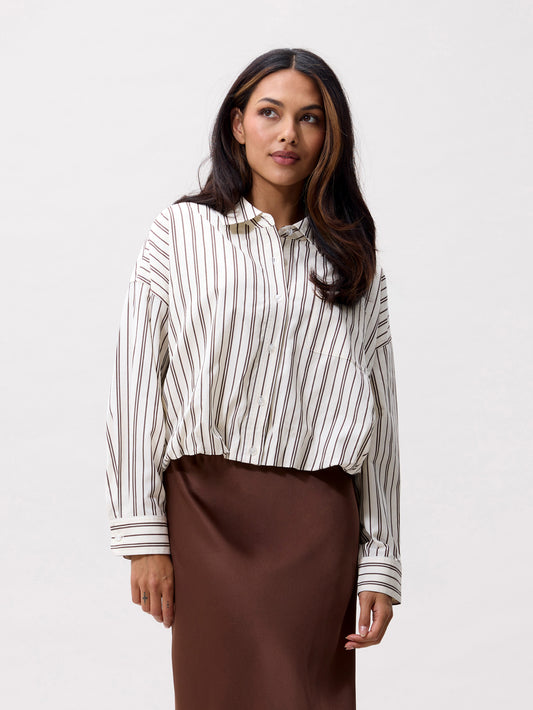 Catwalk Junkie - Tuck in blouse - Cream