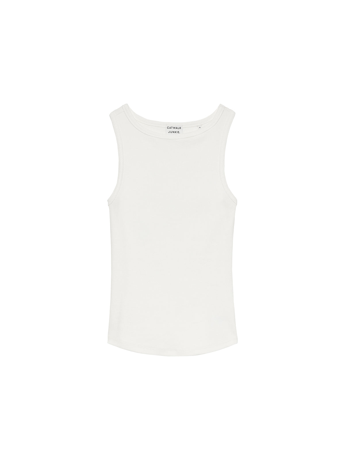 Catwalk Junkie - Classic rib singlet - Off white