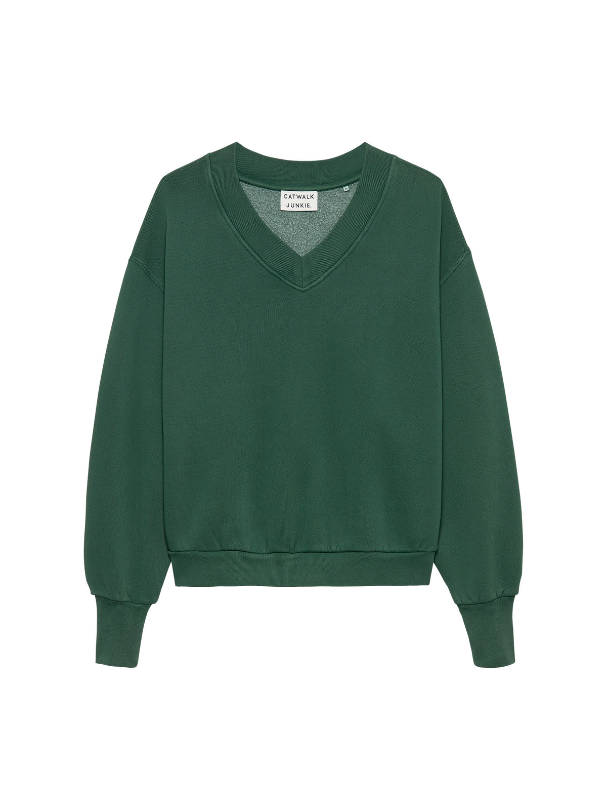 Catwalk Junkie - Sweater with Vneck - Groen