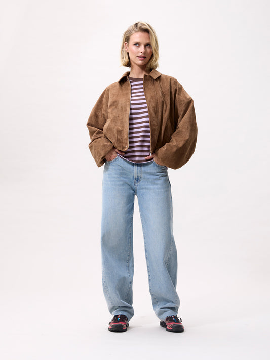 Catwalk Junkie - Faux suede jacket - Canyon clay