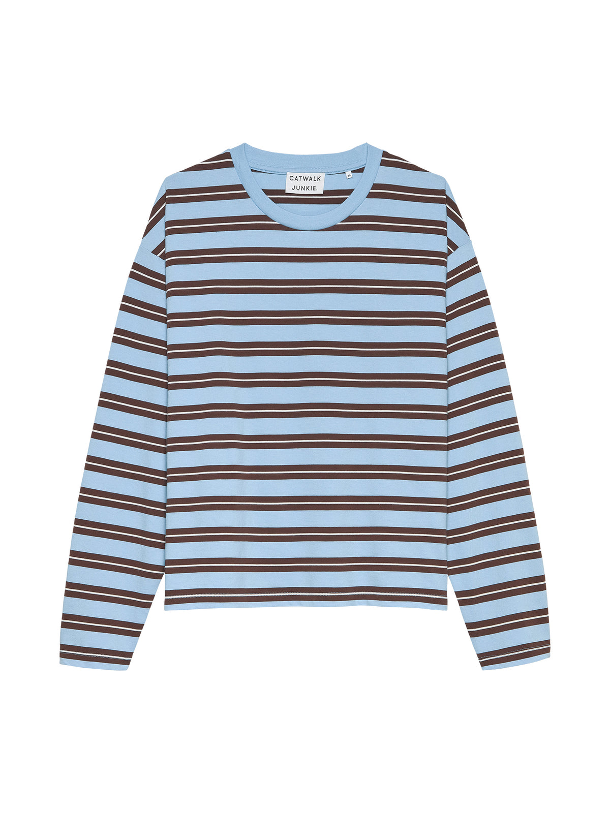Catwalk Junkie - Striped long sleeve - Air Blue