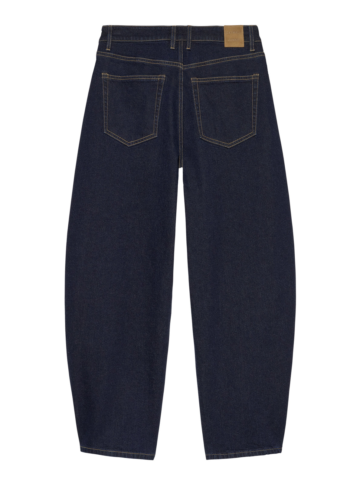 Catwalk Junkie - Cropped barrel fit jeans - Dark blue