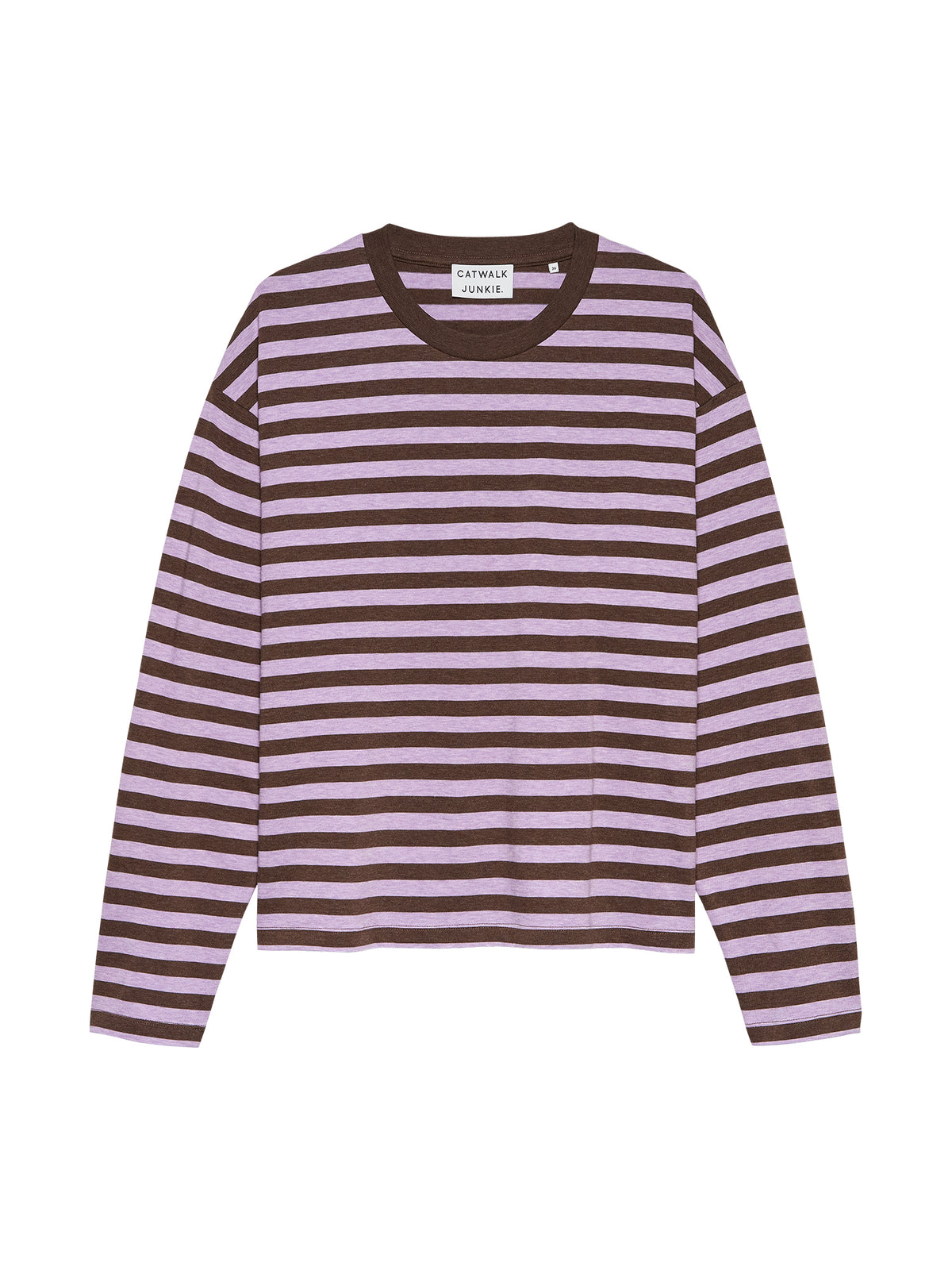 Catwalk Junkie - Striped long sleeve Rhapsody - Paars