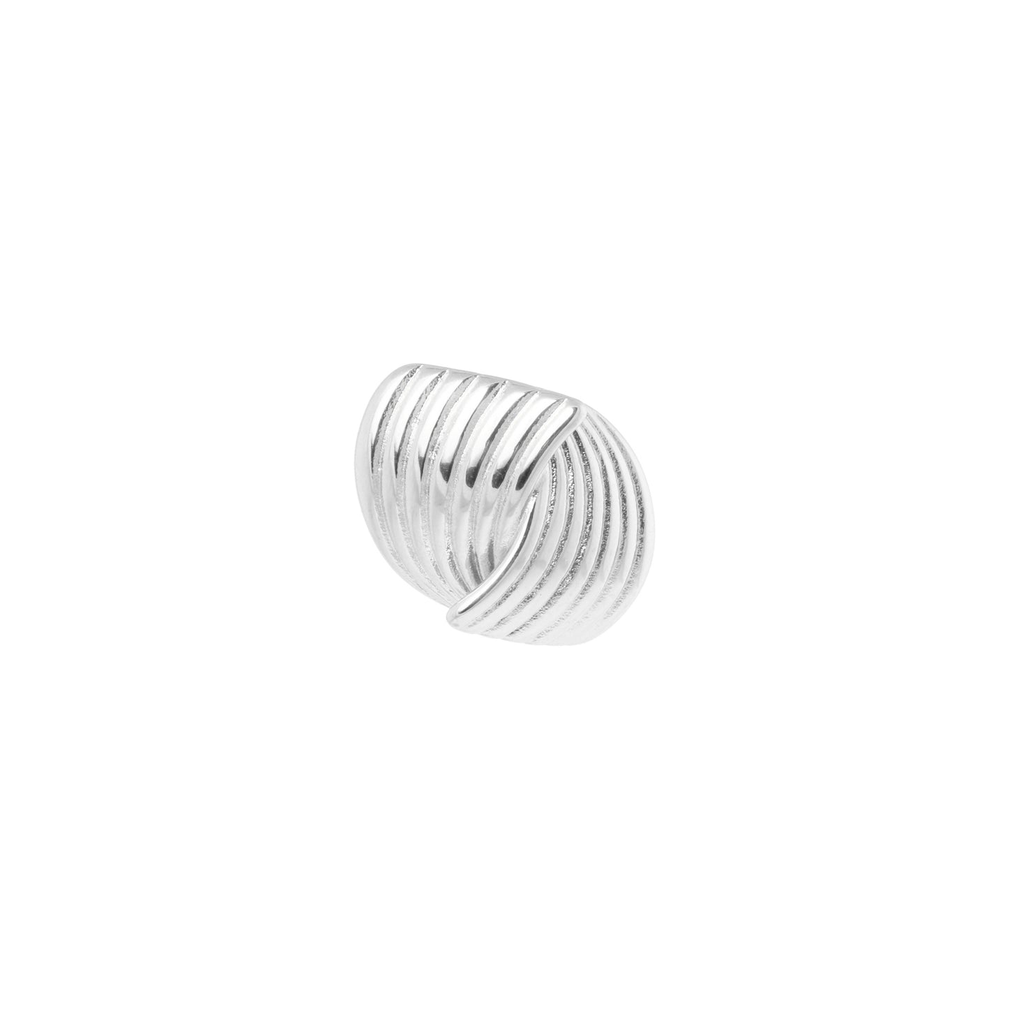 Louise hoop silver