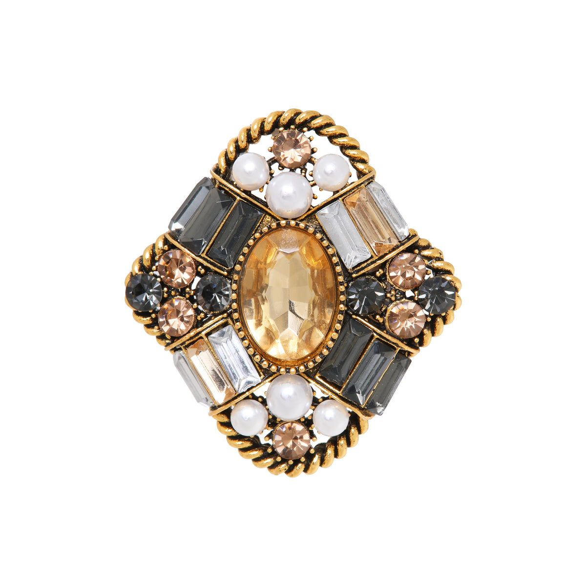 Label Kiki - Broche Bold vintage - Goud