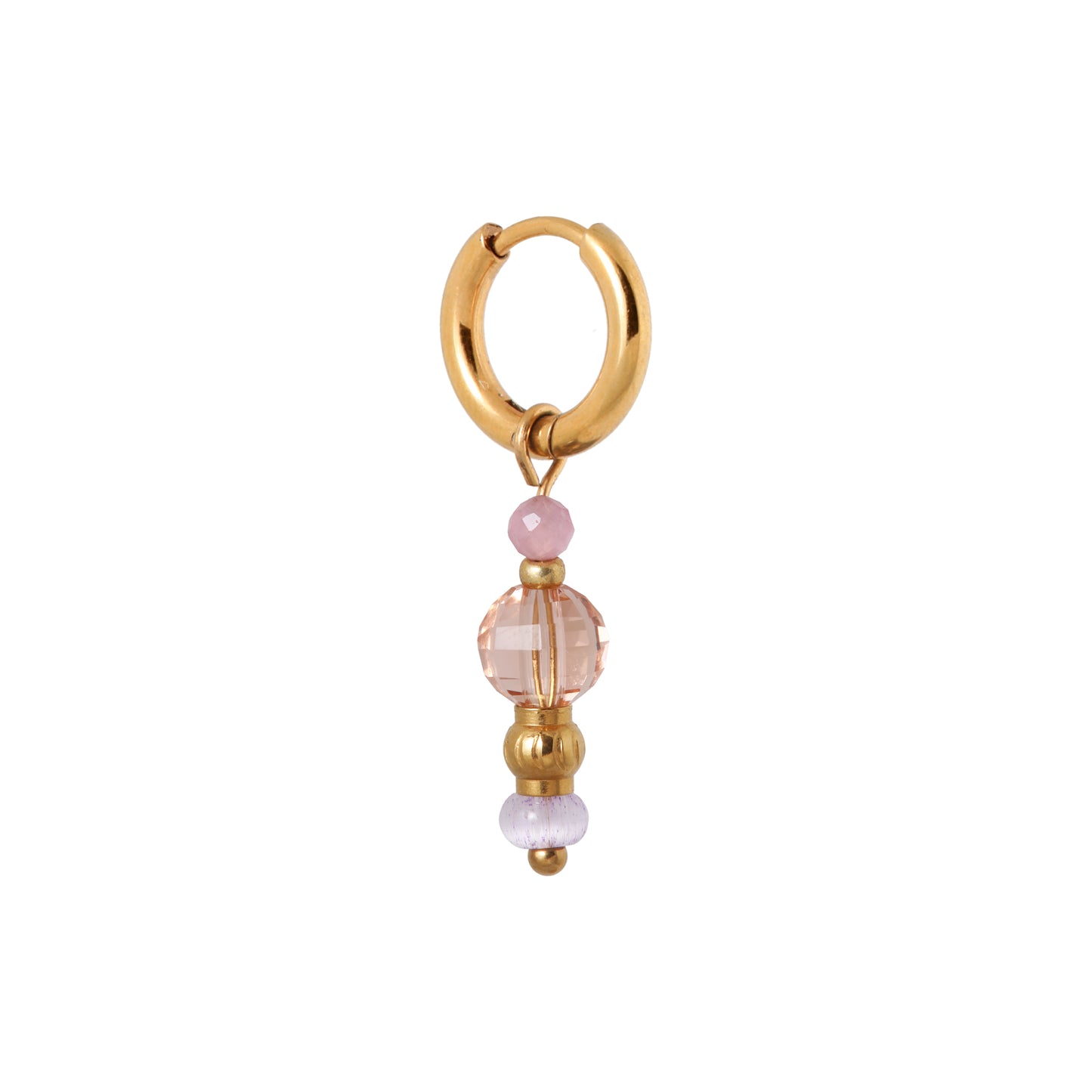 Label Kiki - Dolly hoop gold - Stainless steel & gold plated