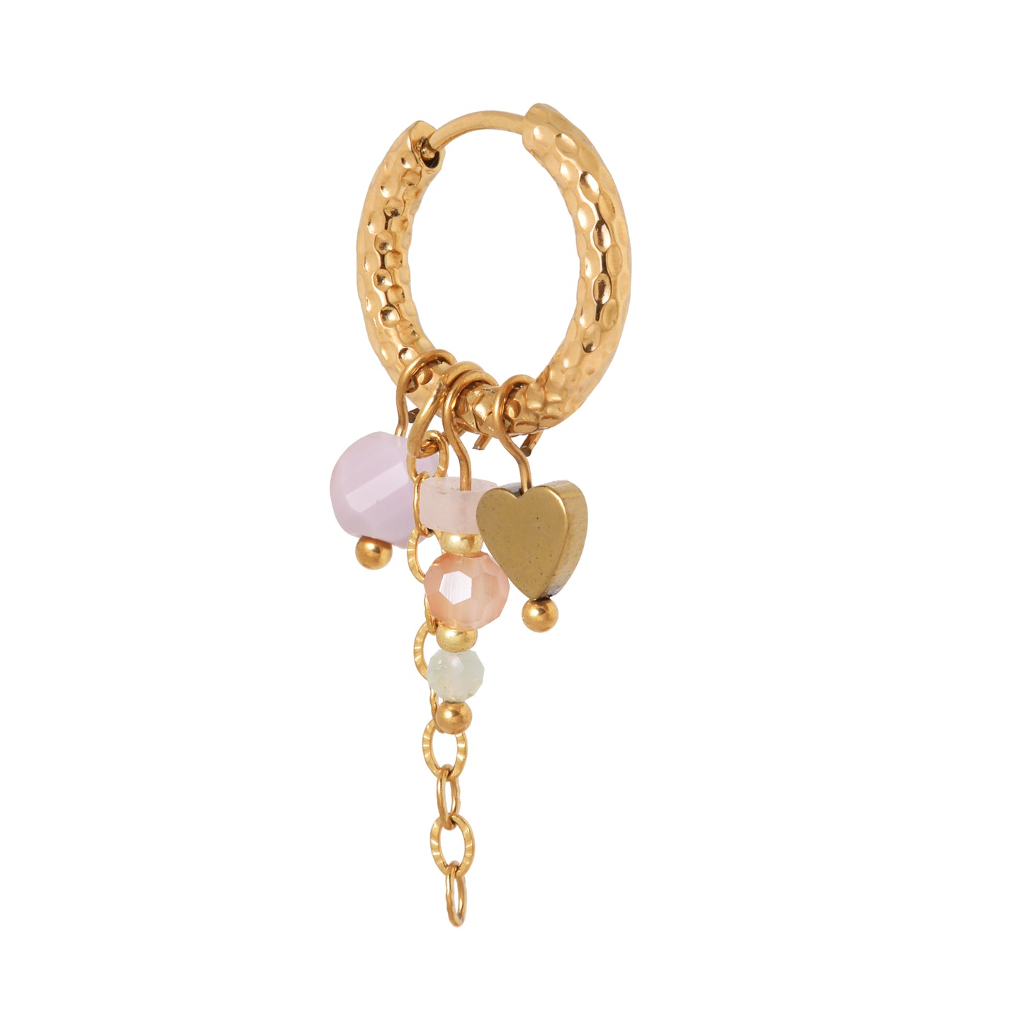 Label Kiki - Juna hoop gold - Stainless steel & gold plated
