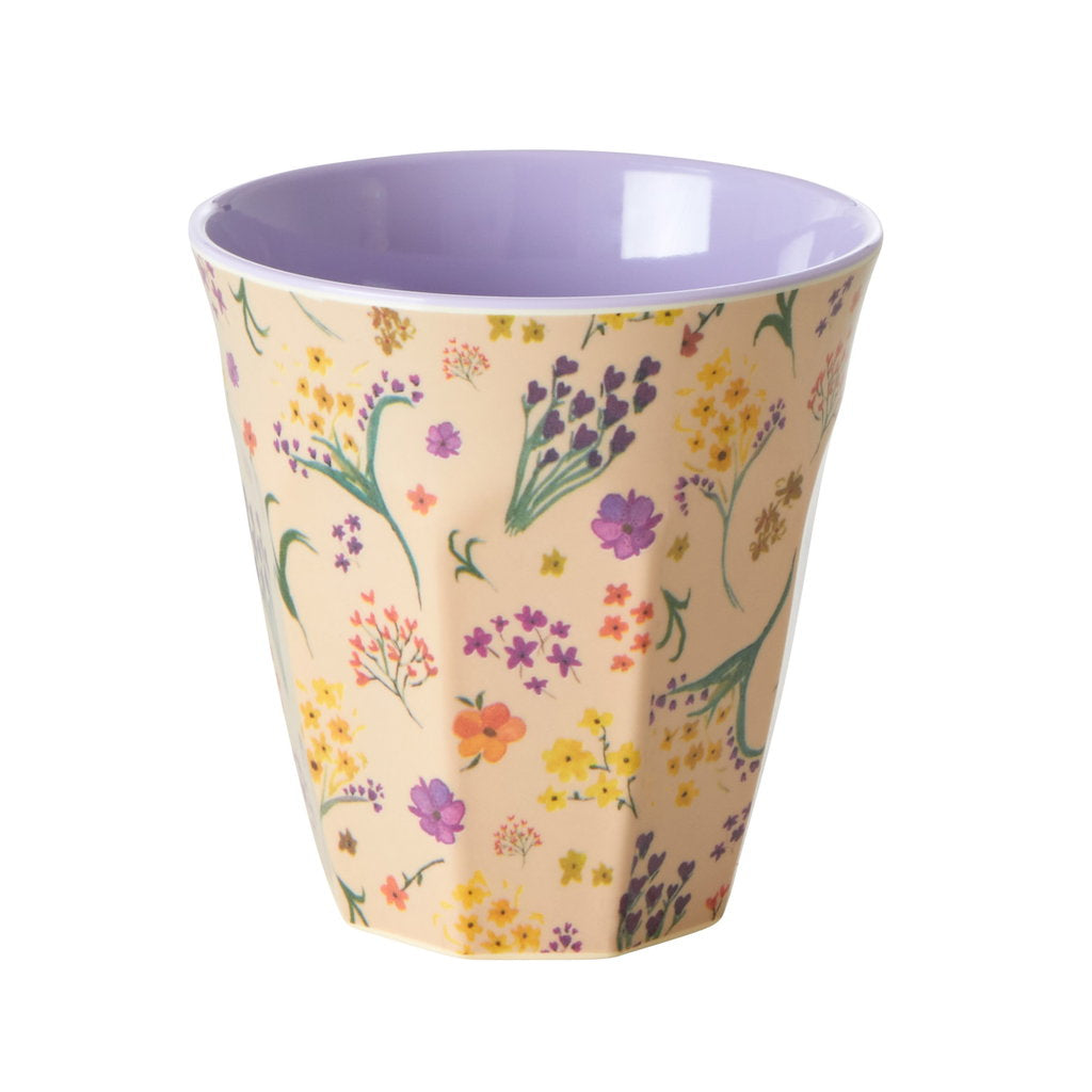 Middelgroot Beker - Meerkleurig - Wild Flower Print