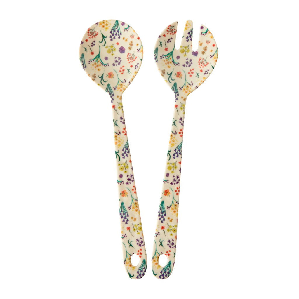 Melamine Saladeset - Wild Flowers Print