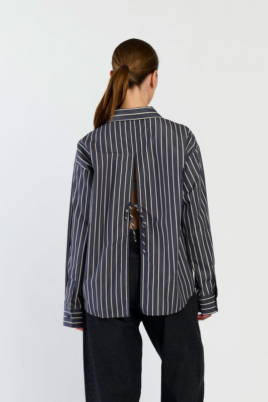 Spooq the Label - Maray blouse - Grey stripe