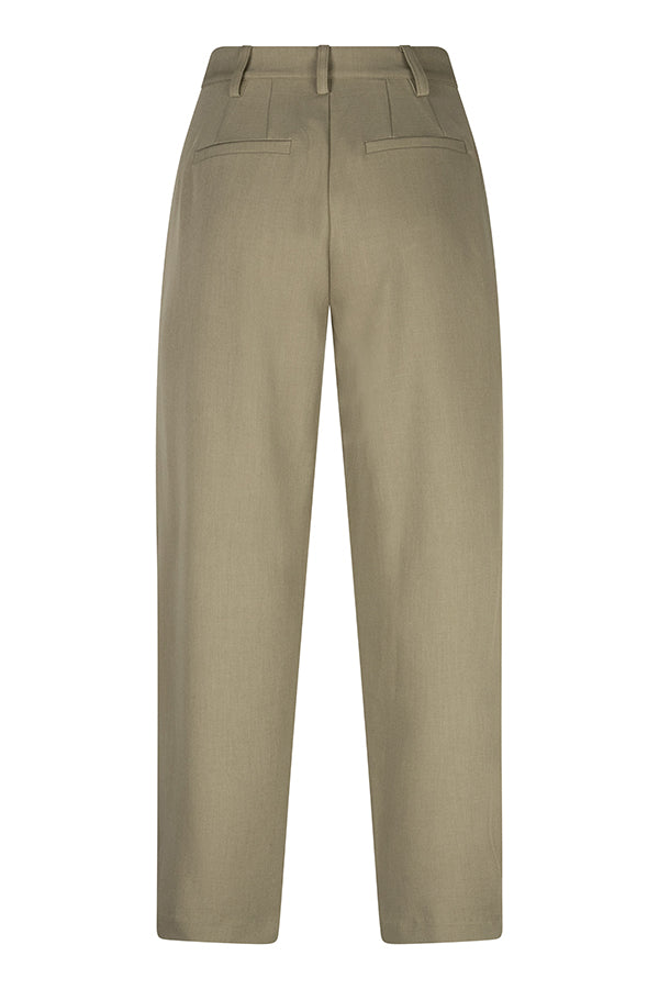 Lofty Manner - Pants Helvi - High Rise Tapered - Kaki