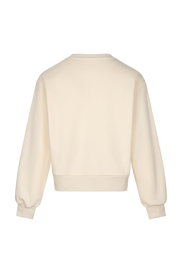 Lofty Manner - Sweater Imina - Basic relaxed - Cream
