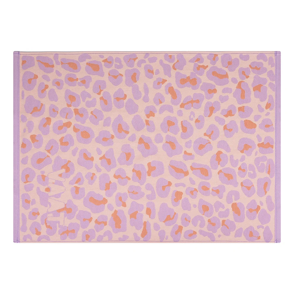 VAAT Amsterdam - Theedoek Leopard - Lila&peach