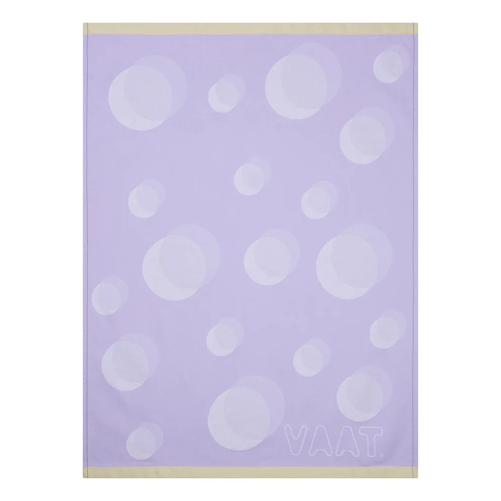 VAAT Amsterdam - Theedoek Dots - Lila&offwhite