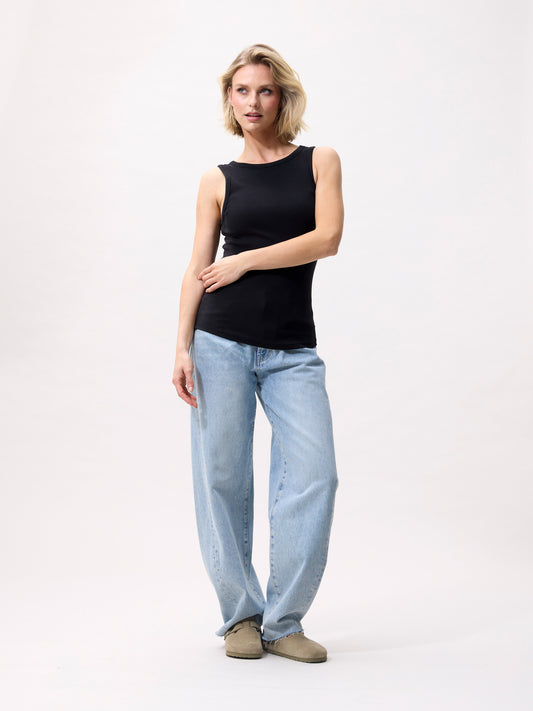 Catwalk Junkie - Classic rib singlet - Zwart