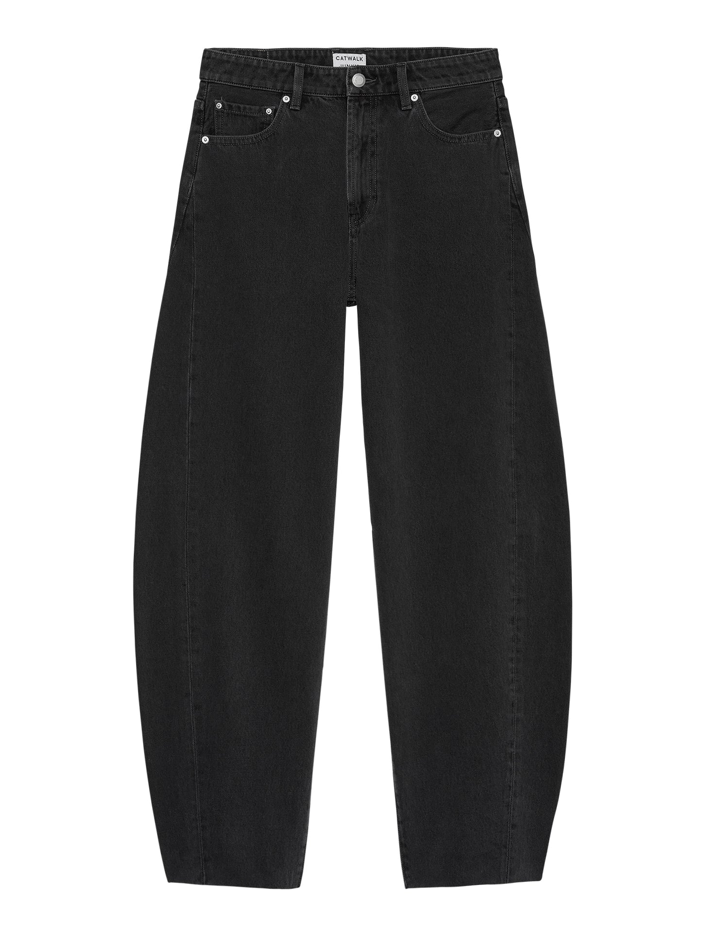 Catwalk Junkie - Super barrel fit jeans - Washed black