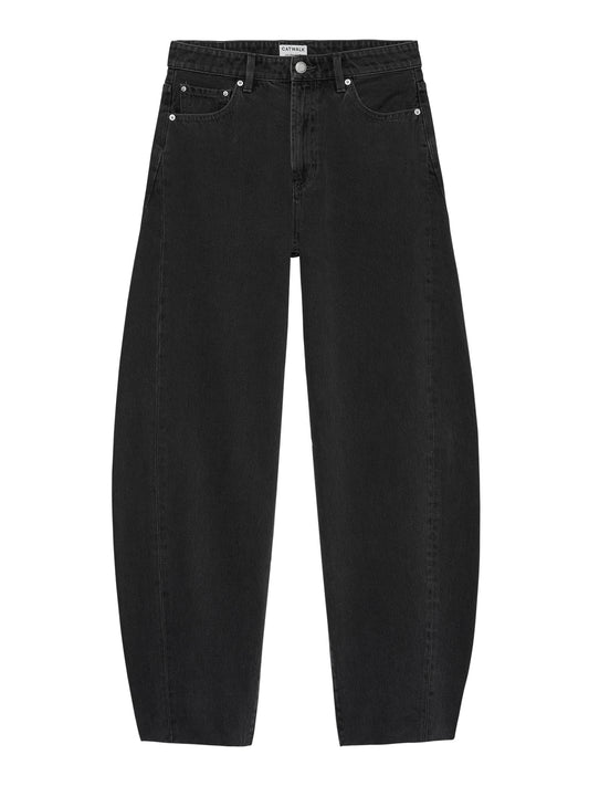 Catwalk Junkie - Super barrel fit jeans - Washed black