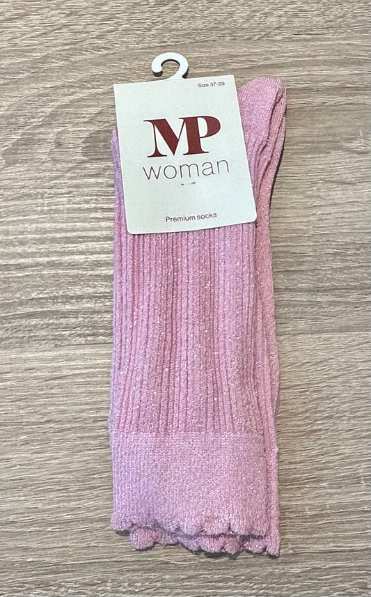 Julia glitter socks - Pink Nectar