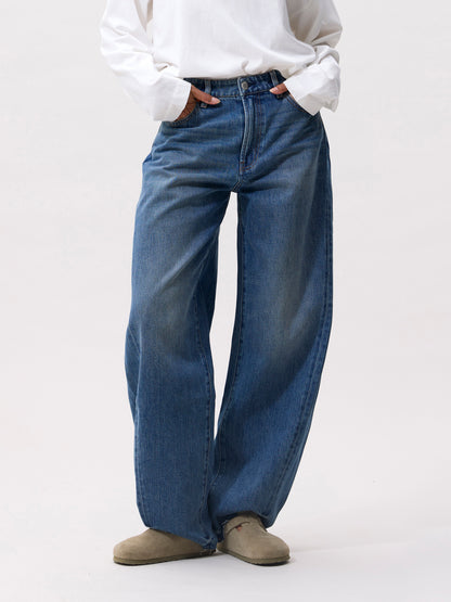 Catwalk Junkie - Super barrel fit jeans - Medium blue