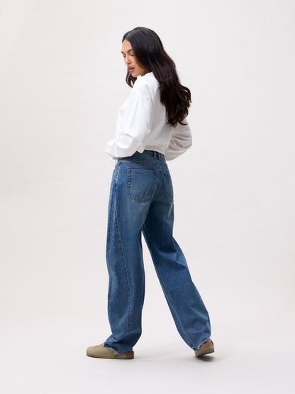 Catwalk Junkie - Super barrel fit jeans - Medium blue