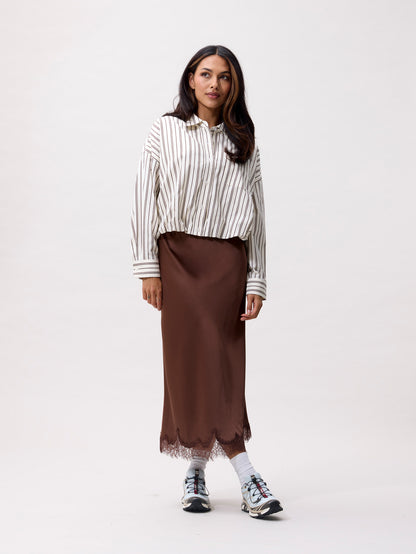 Catwalk Junkie - Tuck in blouse - Cream