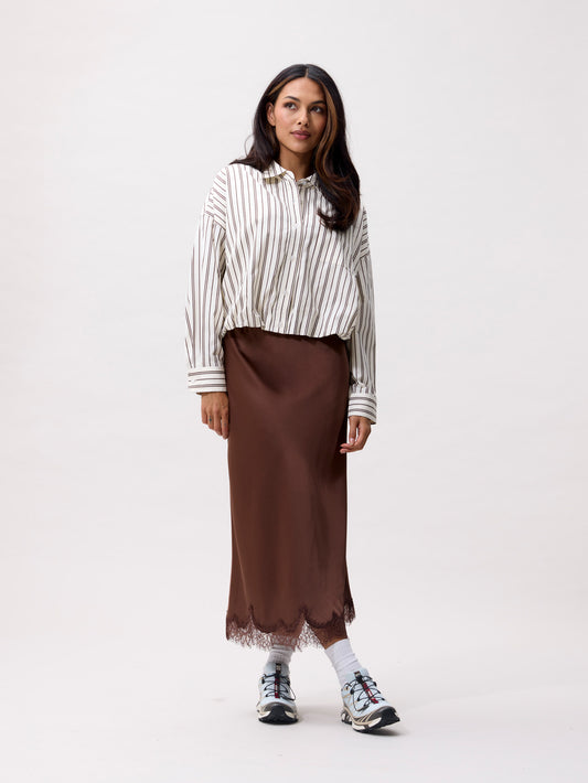 Catwalk Junkie - Tuck in blouse - Cream