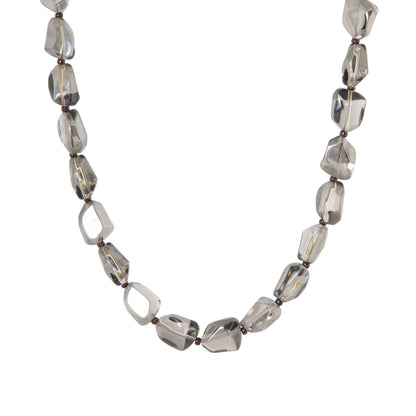 Grey rock necklace