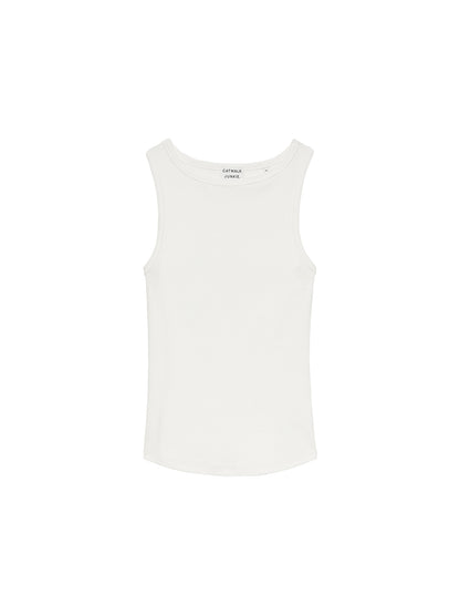Classic rib singlet - Off white