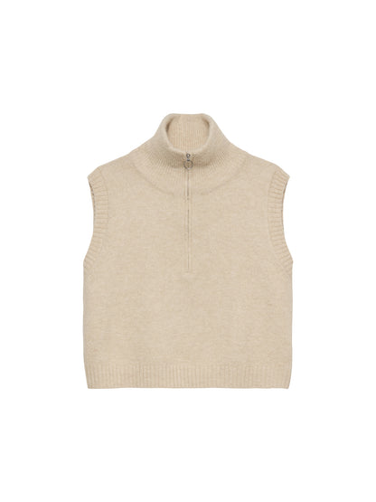 Half zip vest
