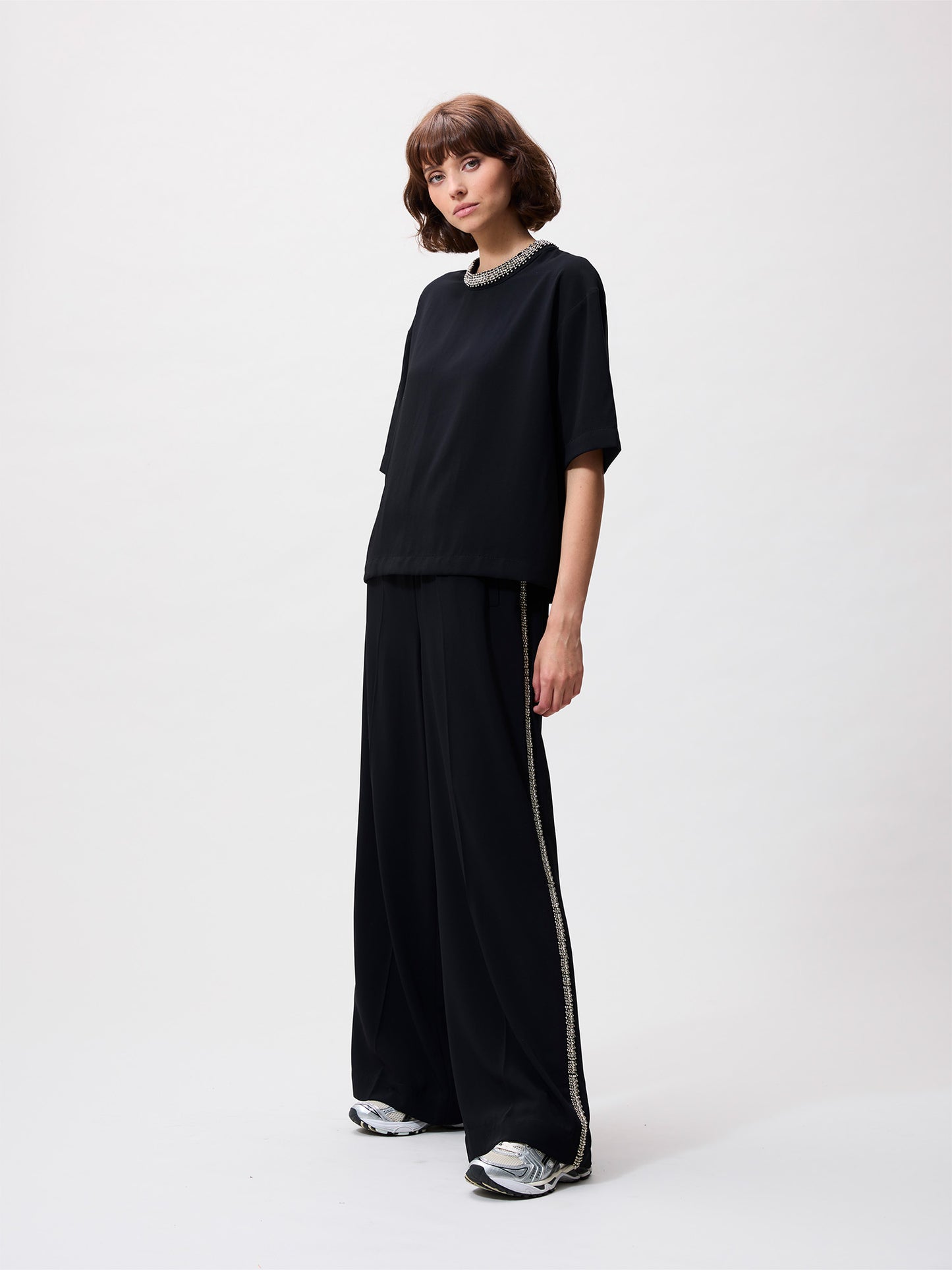 Top with strass detail