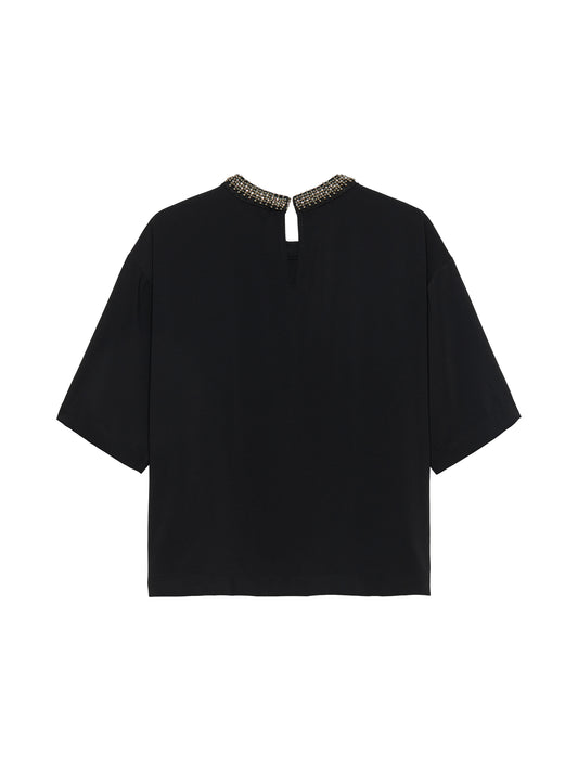 Catwalk Junkie - Top with strass detail