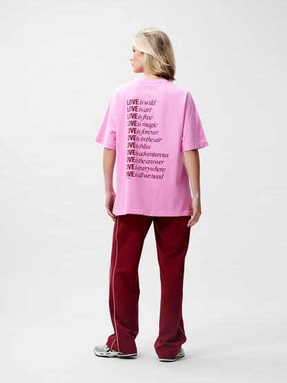 Catwalk Junkie - Oversized graphic Tshirt Rosebloom