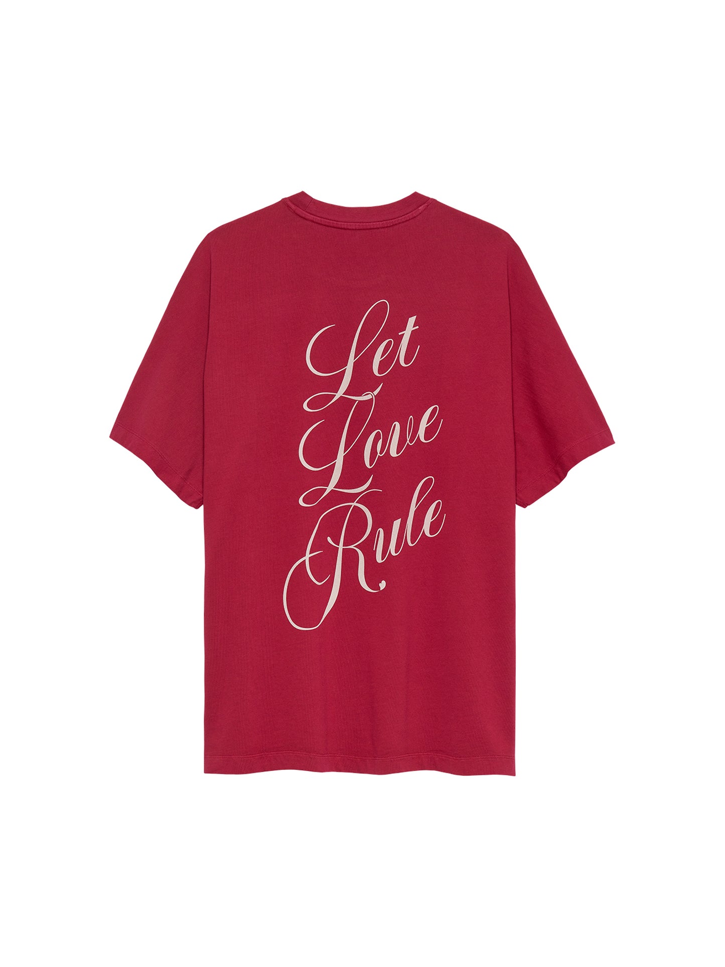 Oversized graphic Tshirt Rhubarb