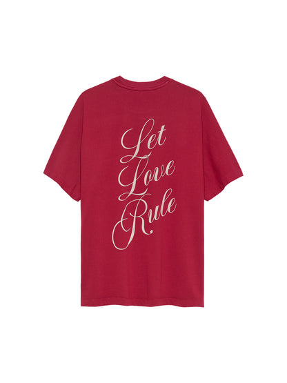 Oversized graphic Tshirt Rhubarb