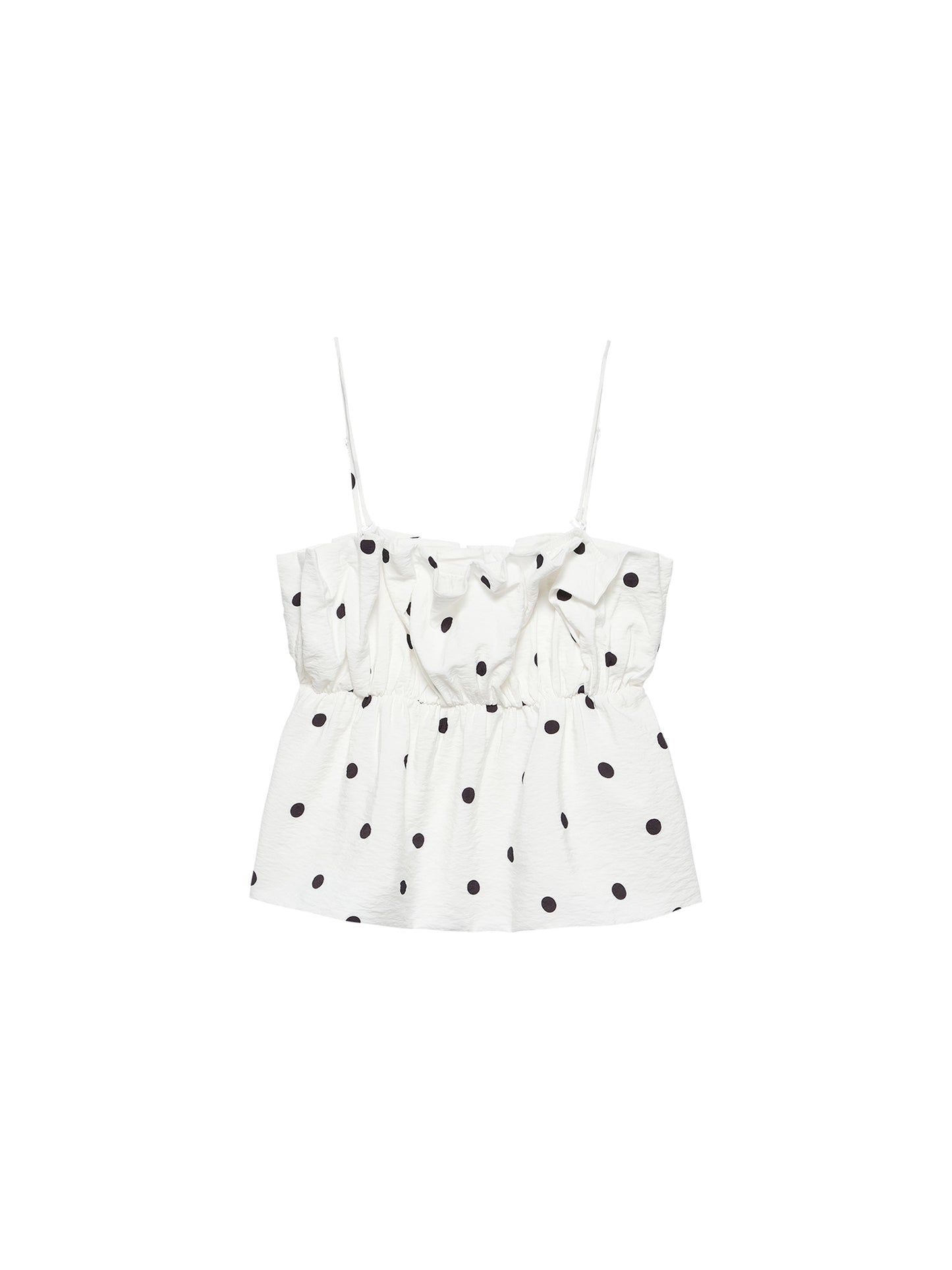 Dotted spaghetti top