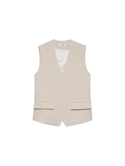 Pinstripe waistcoat