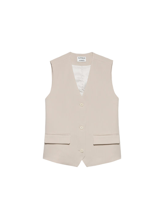 Catwalk Junkie - Pinstripe waistcoat
