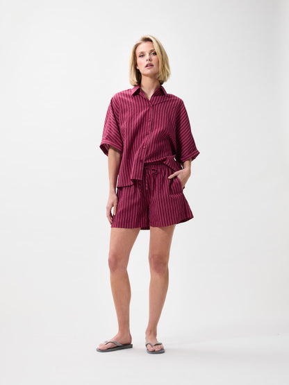 Catwalk Junkie - Striped  pull on short