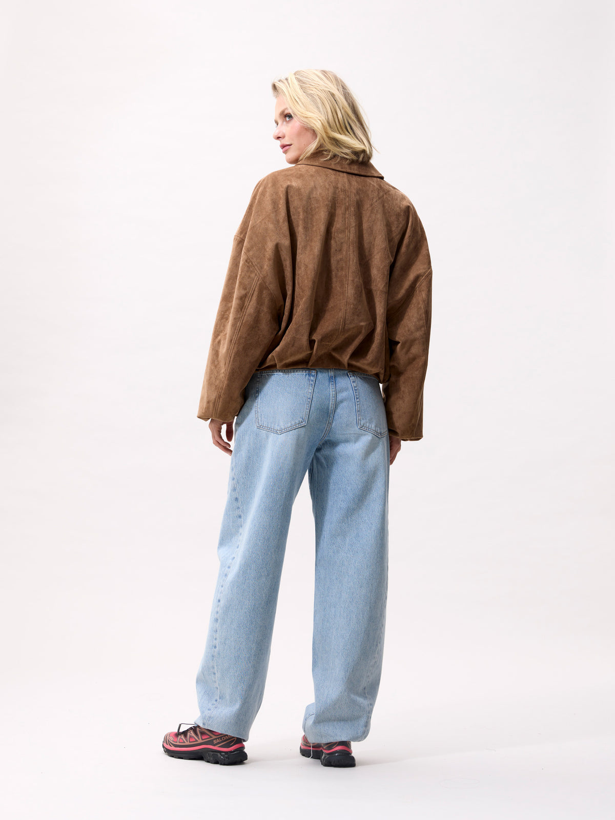 Catwalk Junkie - Faux suede jacket - Canyon clay