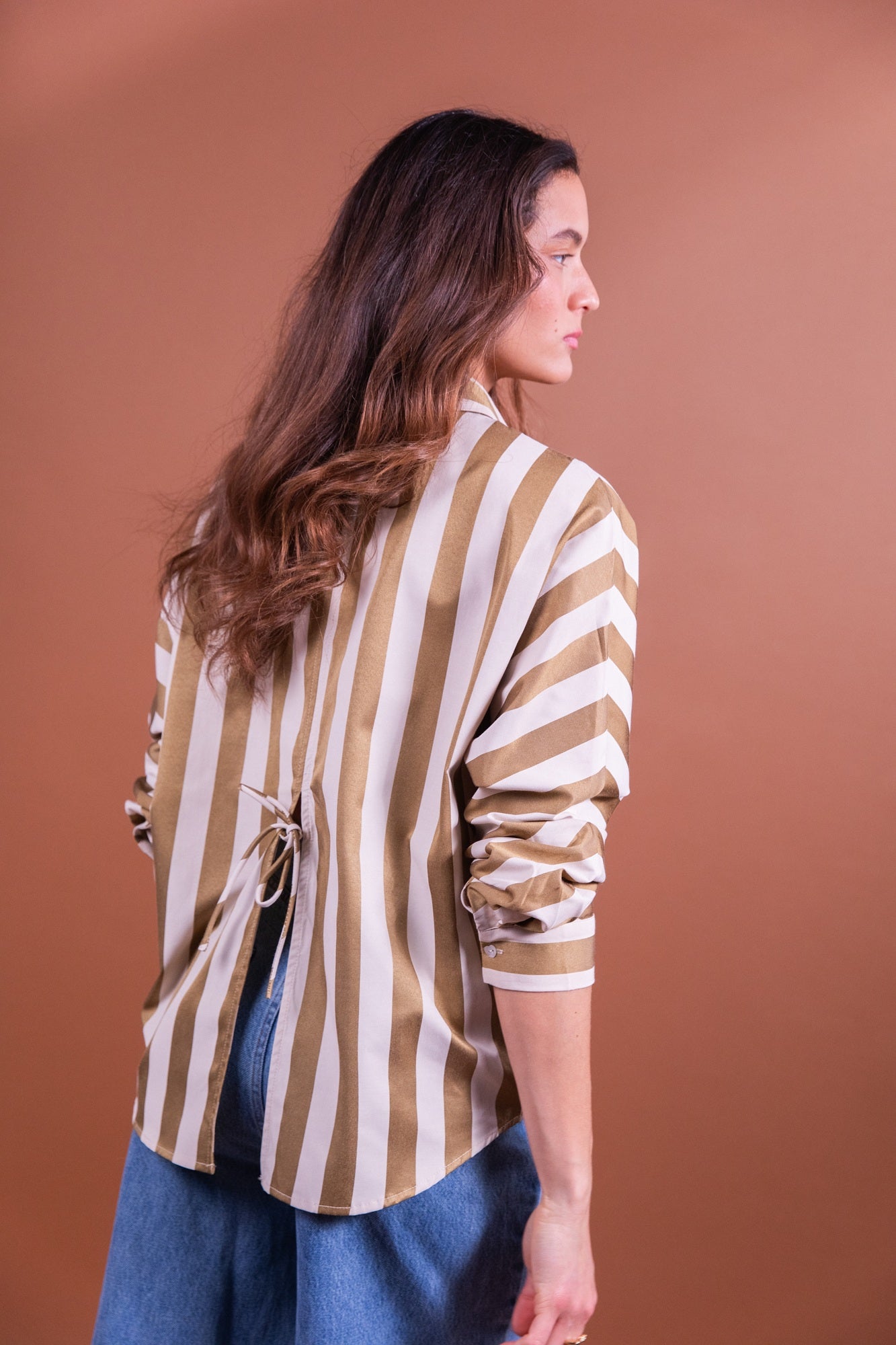 Laure + Max - Blouse Callya - Brown stripes