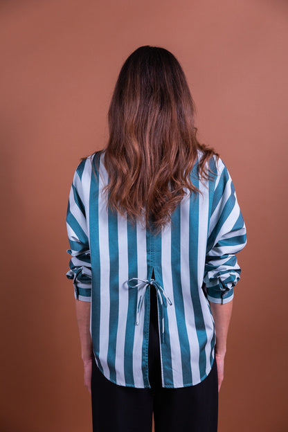 Laure + Max - Blouse Callya - Green stripes