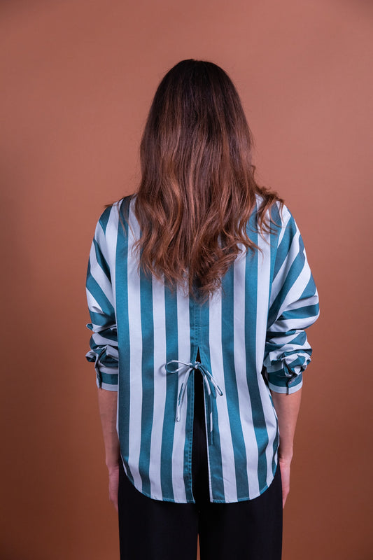 Laure + Max - Blouse Callya - Green stripes