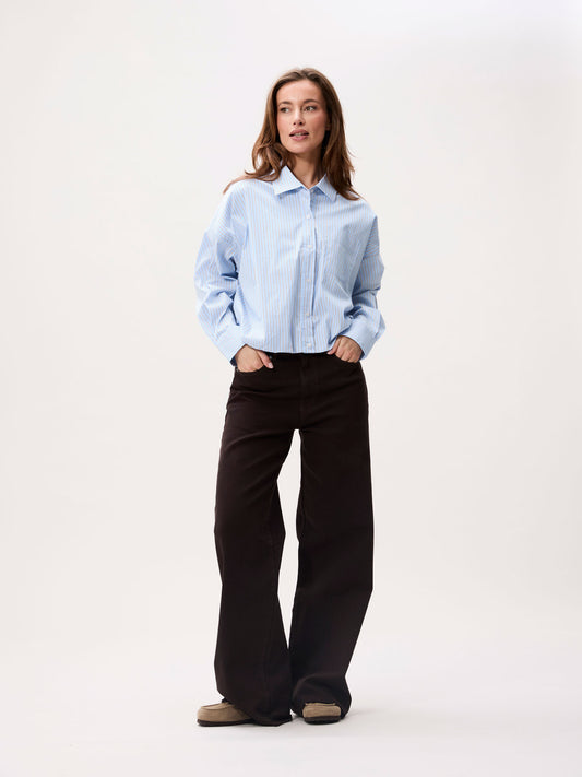 Catwalk Junkie - Tuck in blouse - Blue