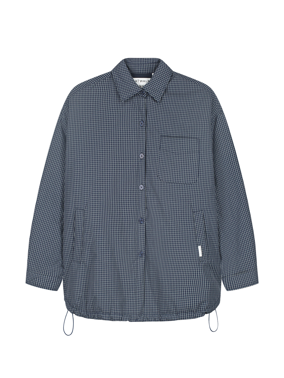 Catwalk Junkie - Light padded check jacket - Blauw