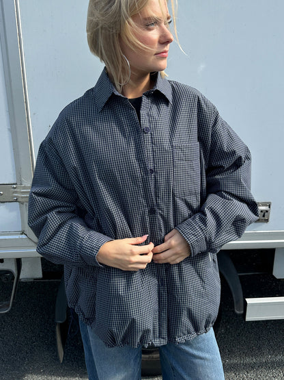 Catwalk Junkie - Light padded check jacket - Blauw
