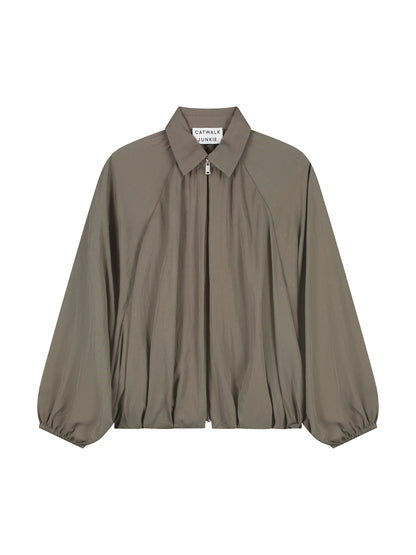 Catwalk Junkie - Draped blouse - Groen