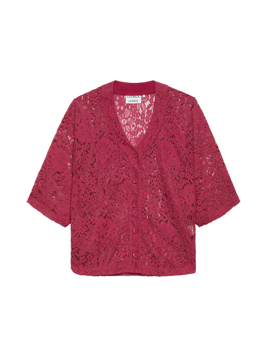 Lace baseball shirt