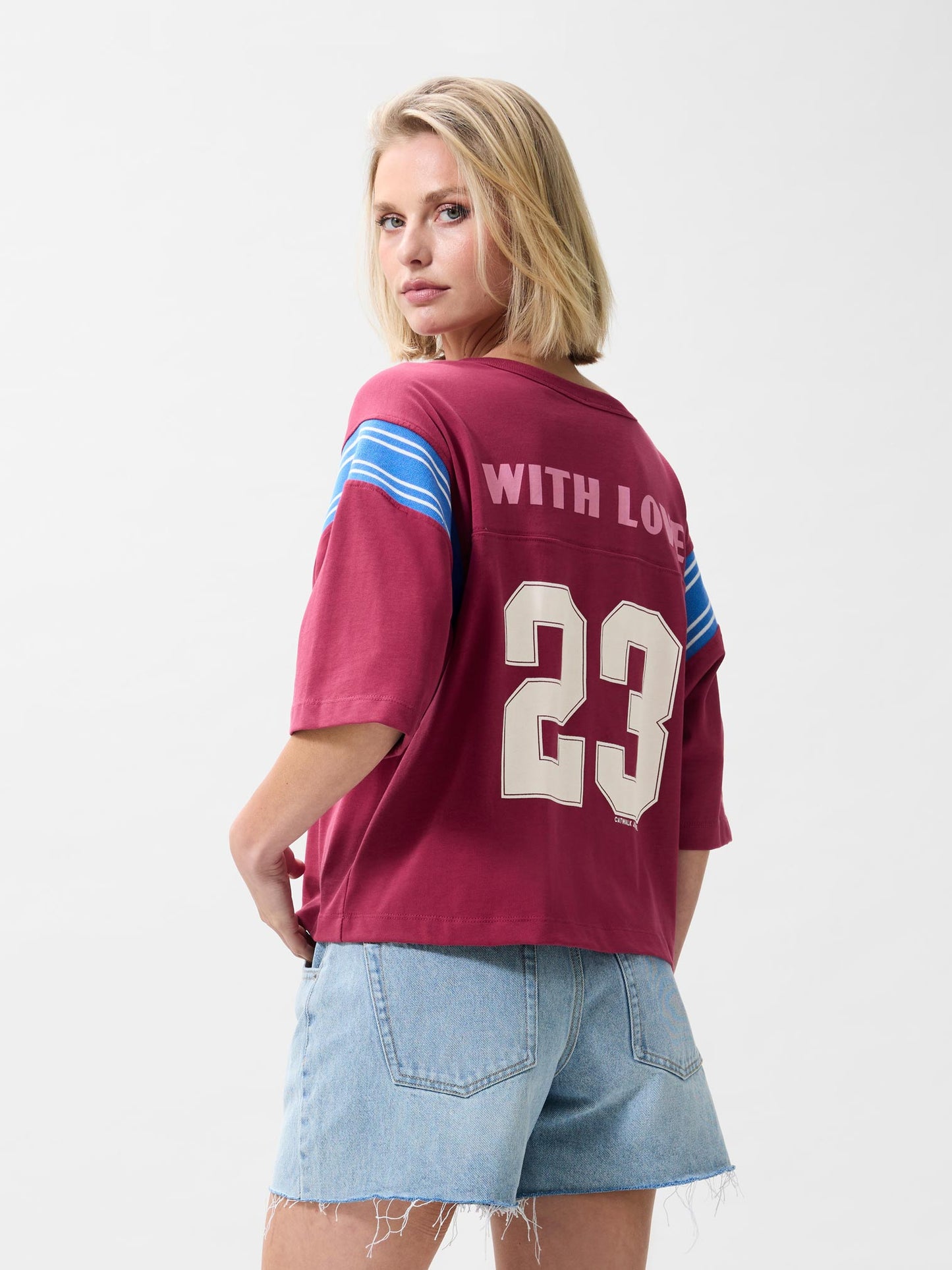 Catwalk Junkie - Footbal graphic Tshirt