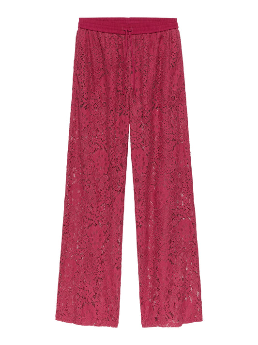Pull on lace trousers